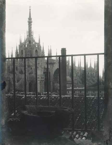 Veduta da Palazzo Spinola del Duomo di Milano